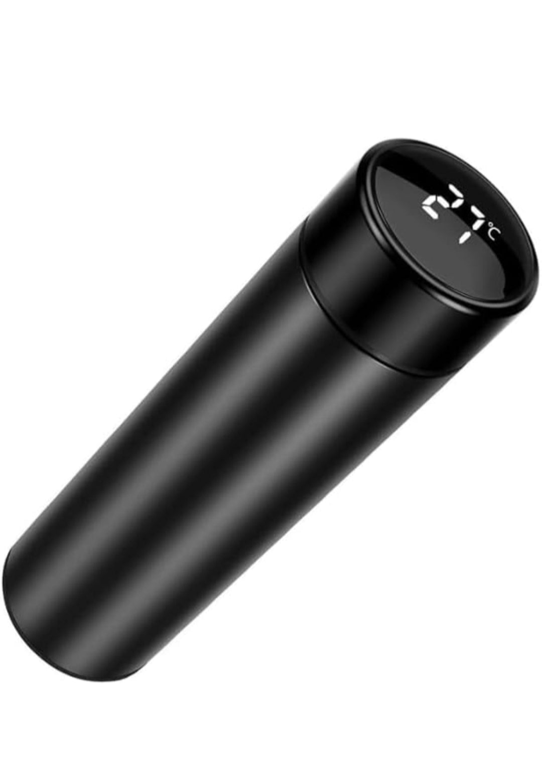 JS Creations Personalized Temperature Display Water Bottle | LED Digital Temperature Bottle | Stainless Steel Vacuum Flask | Custom Name Printed | Hot & Cold Thermos – 500ml